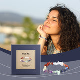 Seven-Color Bracelet Seven-Color Simple Jewelry Stone Bead Wheel Yoga Beaded Bracelet - V.I.P Digital Presence