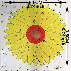 Window Fruit Fly Traps with Strong Stickiness Indoor use Sunflower Window Fly Stickers - V.I.P Digital Presence