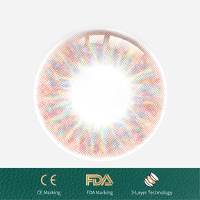 1Pcs FDA Certificate Eyes Beautiful Pupil Colorful Girl Cosplay Contact Lenses CHOCO - V.I.P Digital Presence