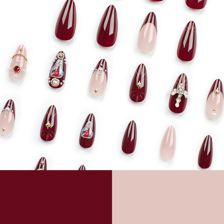 European and American popular manicure wearable nails cross flash diamond explosive wearable nails fake nails - V.I.P Digital Presence