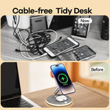 Remax 3 in 1 Magnetic Wireless 15W Charger Stand For iPhone 14 13 12 Pro Airpods Phone Fast Charge Dock Station For Apple Watch - V.I.P Digital Presence