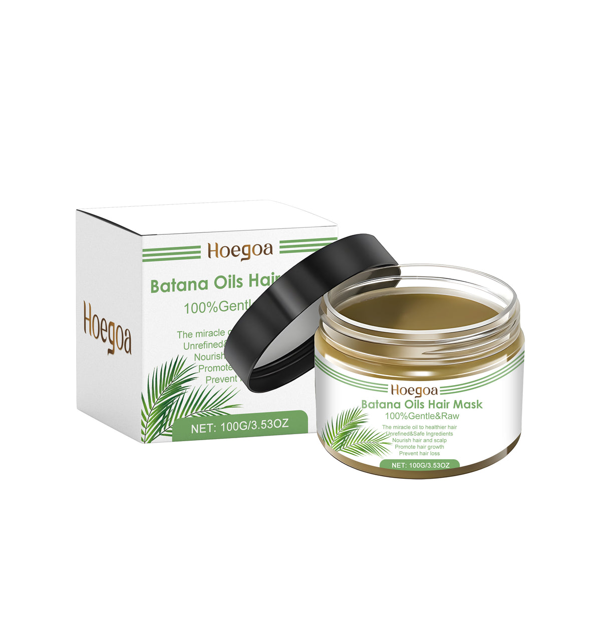 Batana Oil Hair Mask Improves Hair Quality Dry Hair, Moisturizing And Smoothing Hair Care Hair Mask - V.I.P Digital Presence