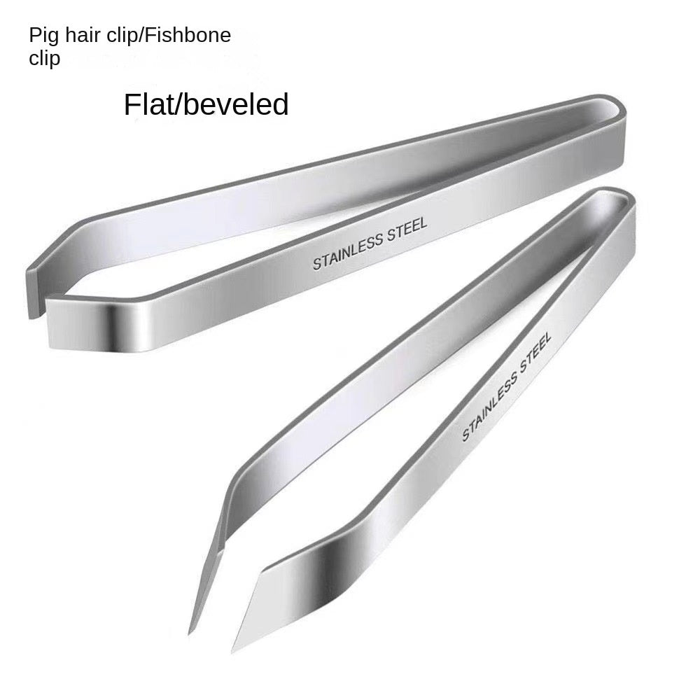 Stainless steel tweezers hair removal clip kitchen multifunctional hair removal tool for chicken and duck hair removal clip - V.I.P Digital Presence
