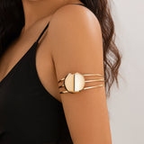 Personalized minimalist three-layer bread arm bracelet, niche minimalist open-ended arm bracelet, arm ring for women - V.I.P Digital Presence