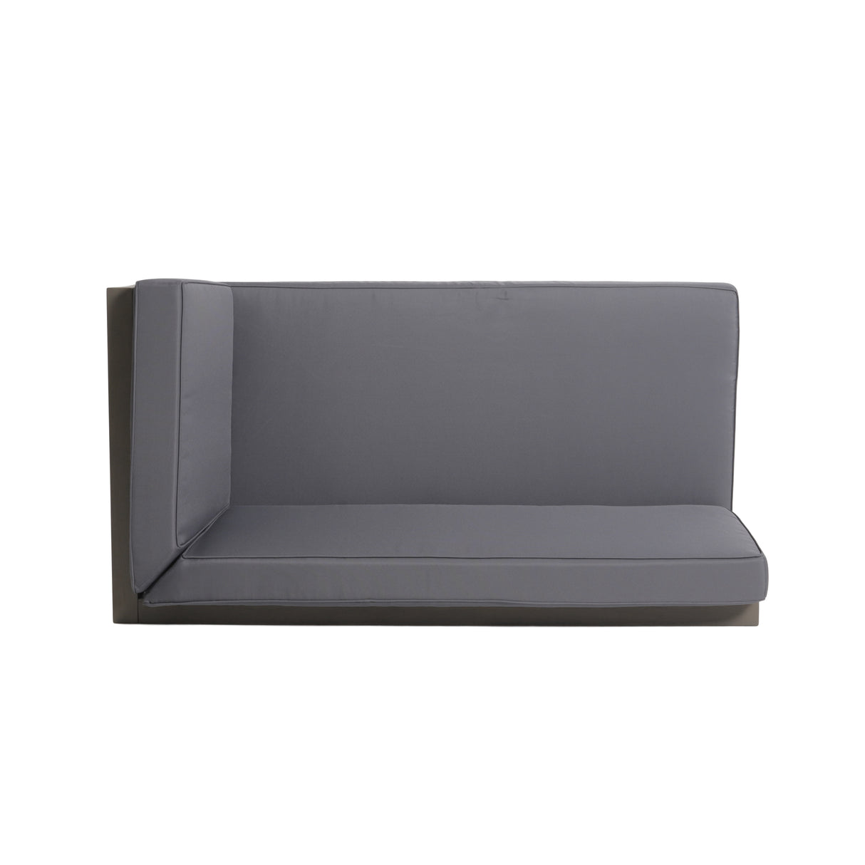 BRAVA X-BACK RIGHT CORNER BENCH, DARK GREY - V.I.P Digital Presence