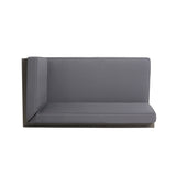 BRAVA X-BACK RIGHT CORNER BENCH, DARK GREY - V.I.P Digital Presence