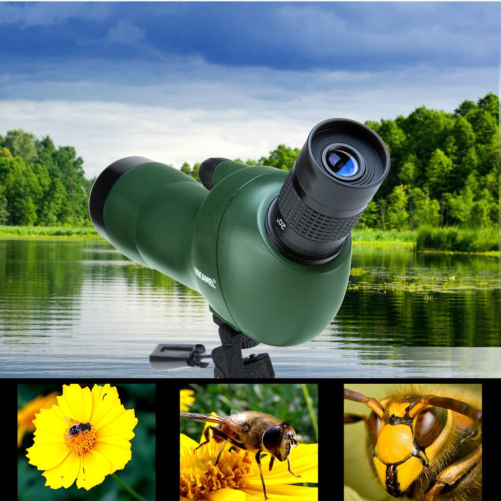 USCAMEL Bird Watching Waterproof Spotting Scope - 20-60x60 Zoom Monocular Telescope - With Tripod - with Camera Photography Ada - V.I.P Digital Presence