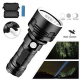 New P50 Strong Light Fixed Focus Flashlight Power Display USB Charging Outdoor Lighting Strong Light Flashlight - V.I.P Digital Presence