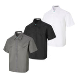 Embroidered short sleeved shirt men's loose shirt - V.I.P Digital Presence