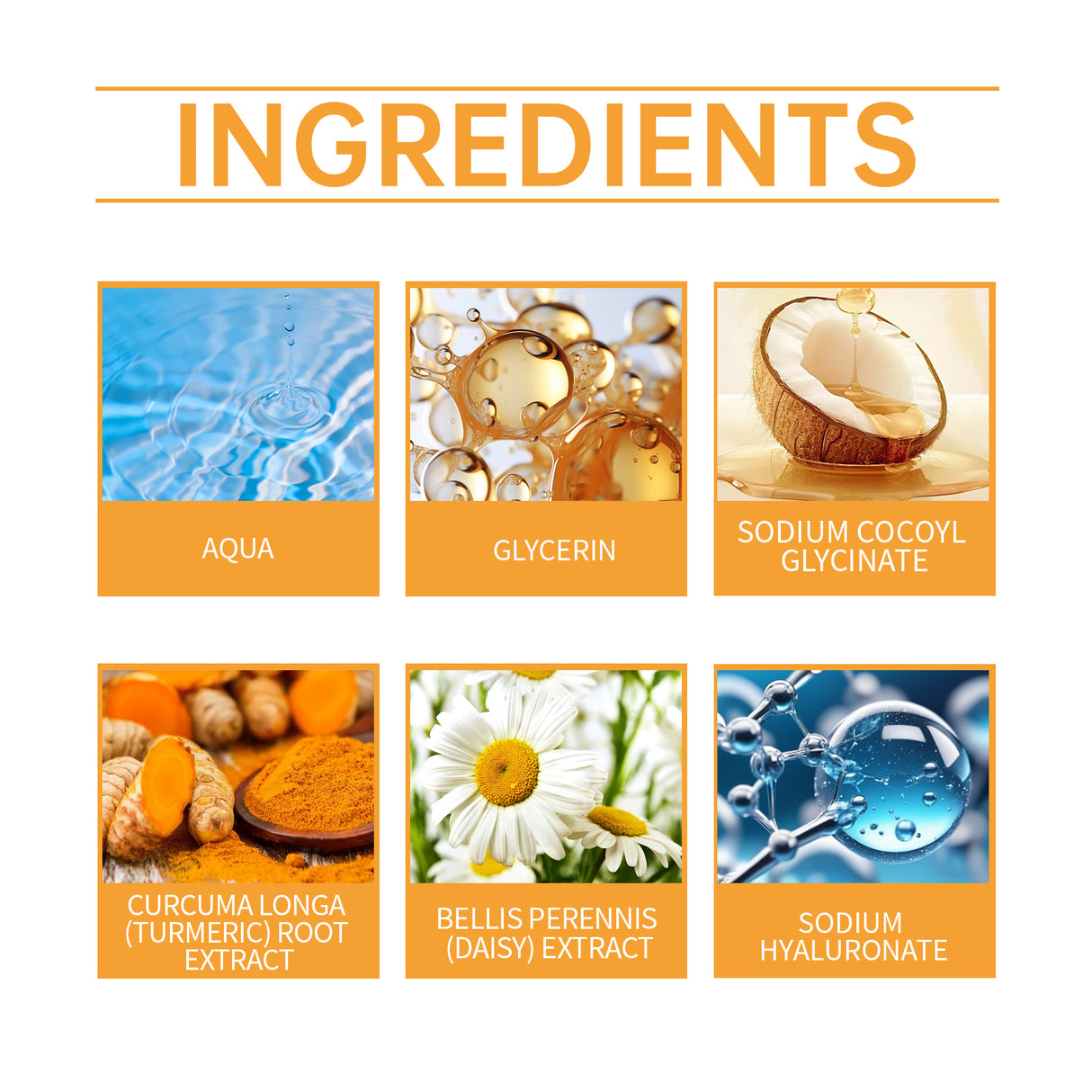 Mousse limpiadora de cúrcuma para una limpieza suave de la piel facial. Limpiador de poros. Cuidado hidratante de la piel.