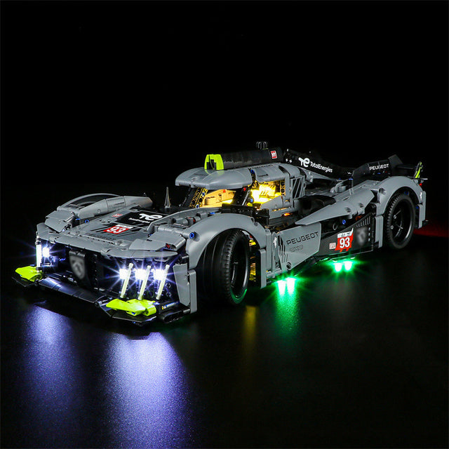 Compatible with LEGO bricks LED lighting 42156 Peugeot 9X8 24-hour Le Mans hybrid sports car - V.I.P Digital Presence