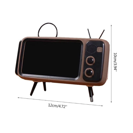 Retro TV Mobile Phone Screen Stand Cell Phone Mounts Holder for 4.7-5.5in mini Waterproo Mobile Phone Screen for Smart Phone - V.I.P Digital Presence