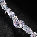 Simple necklace earring set bride's wedding jewelry set fashionable and versatile accessories - V.I.P Digital Presence