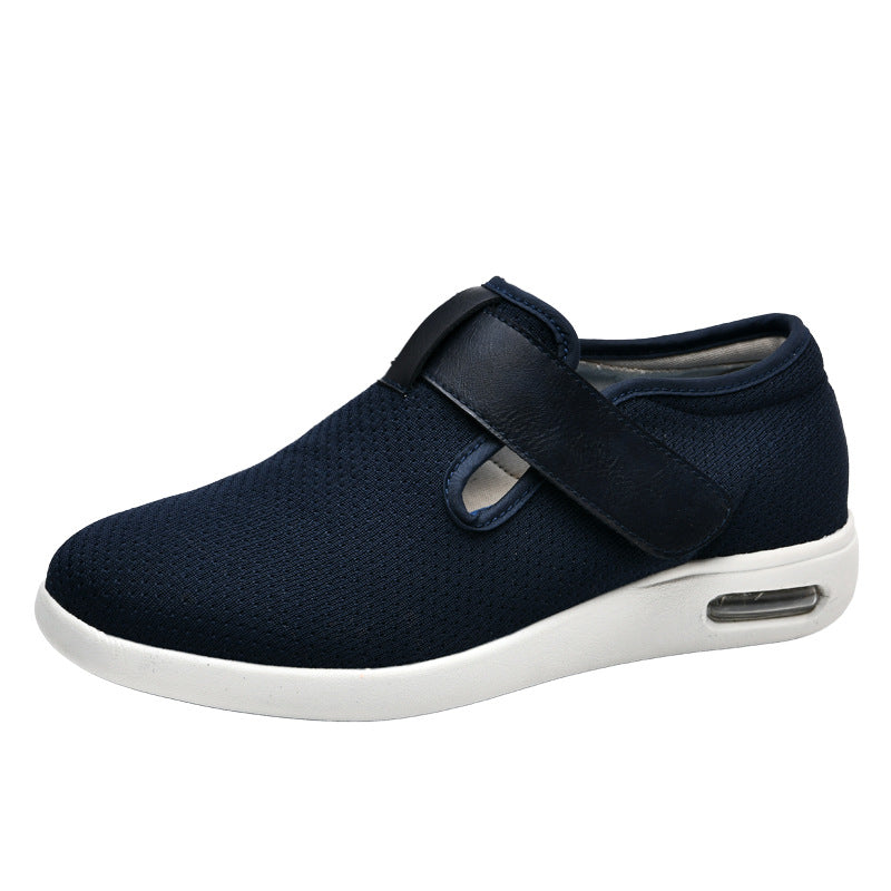 Summer and autumn styles with added fat and widened elderly shoes healthy walking and casual shoes for women easy to put on and take off adjustable shoes - V.I.P Digital Presence