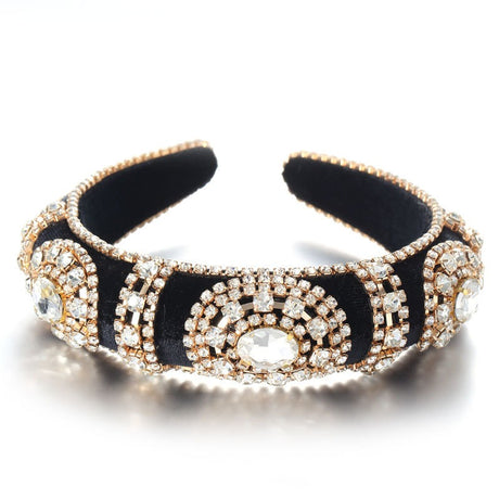 Golden Velvet Super Flash Set Colored Water Diamond Sponge Head Hoop - V.I.P Digital Presence