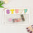 Snack sac de rangement transparent PVC zip pochette broderie lettre Hand Makeup Pack portable pu sac de toilette étanche - V.I.P Digital Presence