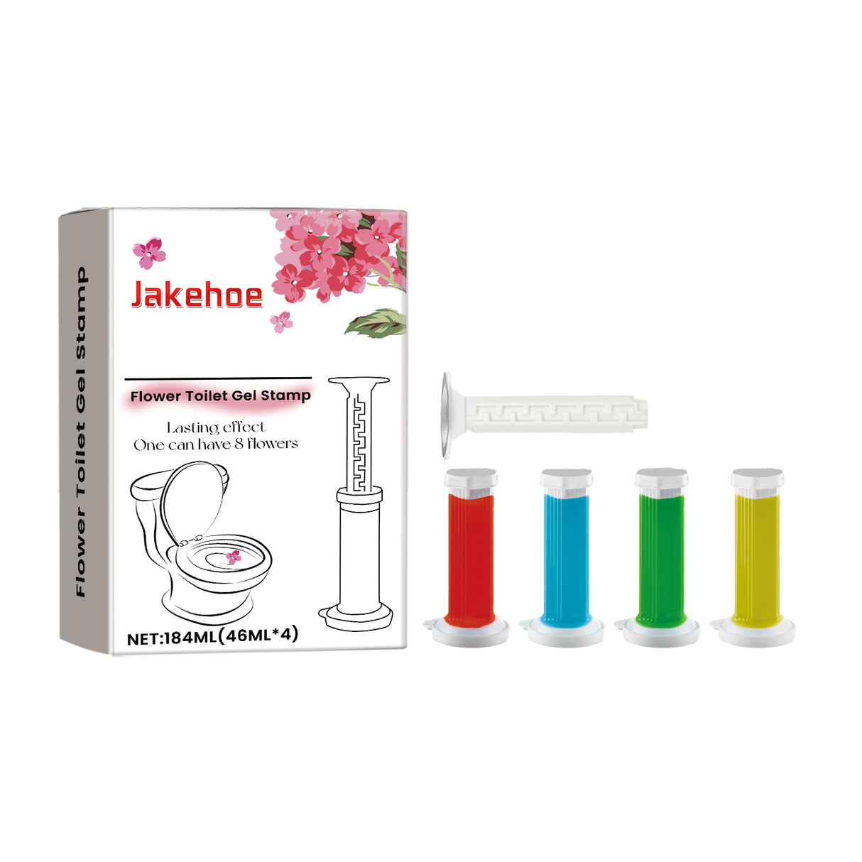 Toilet Gel Deodorizer Flower Household Toilet Descaling Deodorizing Deodorizing Fragrance Deodorizing Odor-Removing Toilet Cleaner - V.I.P Digital Presence