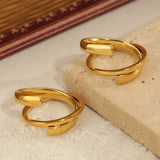 Titanium Steel Layered Wrap Ring - V.I.P Digital Presence