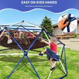 10FT Climbing Dome for Kids Jungle Gym Apply To Park Dome Climber With Hammock Playground Equipment - V.I.P Digital Presence