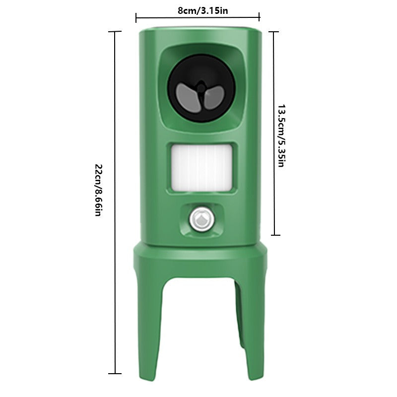 Solar mouse repeller, outdoor multi-floor cat repeller, LED explosion ultrasonic dog repeller - V.I.P Digital Presence