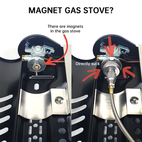 Koyaf Magnetic Iso Gas to Bhutan Gas Burner Conversion Adapter - V.I.P Digital Presence