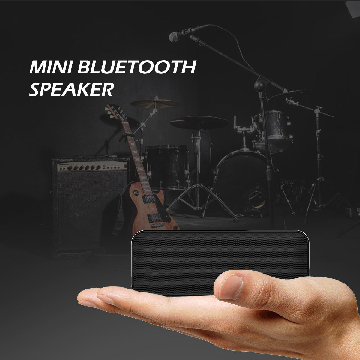 Bluetooth speaker wireless speaker square double speaker mini pocket portable metal ultra-thin exquisite bluetooth speaker - V.I.P Digital Presence