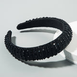 Hair Hoop Hand Woven Beaded Head Hoop Female Baroque Sponge Hair Bundle Korean Style Of The Net Red Face Wash Hair Accessories - V.I.P Digital Presence