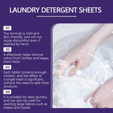 Laundry Detergent Gently Cleans Clothes Decontamination Long-Lasting Fragrance Cleaning Laundry Bubble Paper - V.I.P Digital Presence