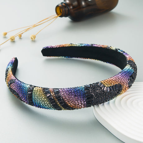 Hair Hoop Fashion New Design Shiny Gypsophila Thin Sponge Headband Korean High-End High-Skull Top Hair Accessories - V.I.P Digital Presence