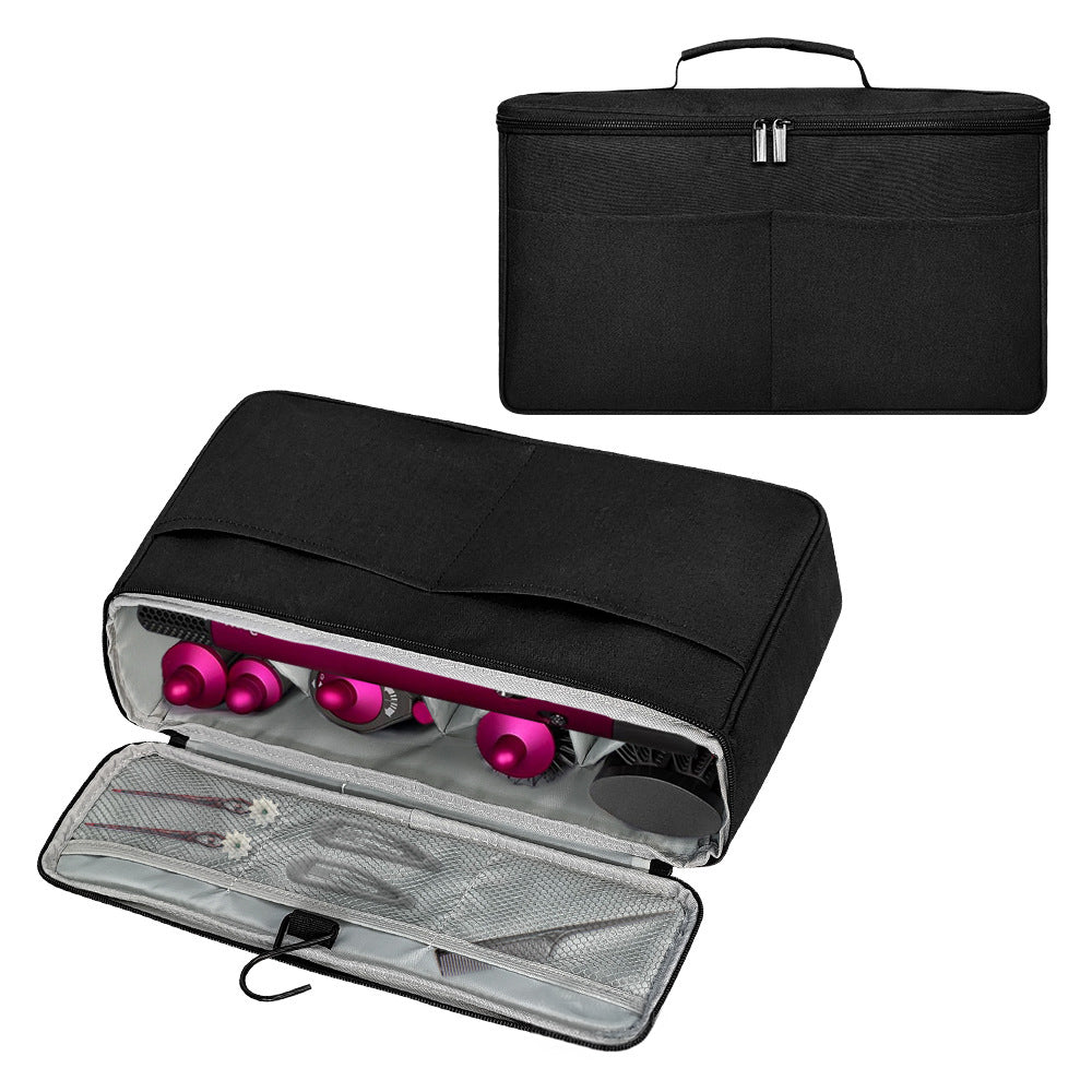 travel storage bag compatible with Dyson Airwrap Styler, a portable organizer with multi-pockets for hair curler and attachments - V.I.P Digital Presence