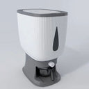 10Kg Rice Dispenser Storage Container Sealed Grain Cereal Dispenser Storage Box with Lid Measuring Cylinder - V.I.P Digital Presence