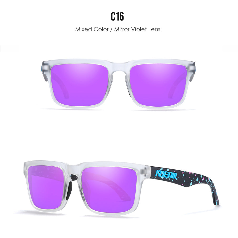 Classic polarized sunglasses for men and women ultra light driving glasses colorful real film sunglasses - V.I.P Digital Presence