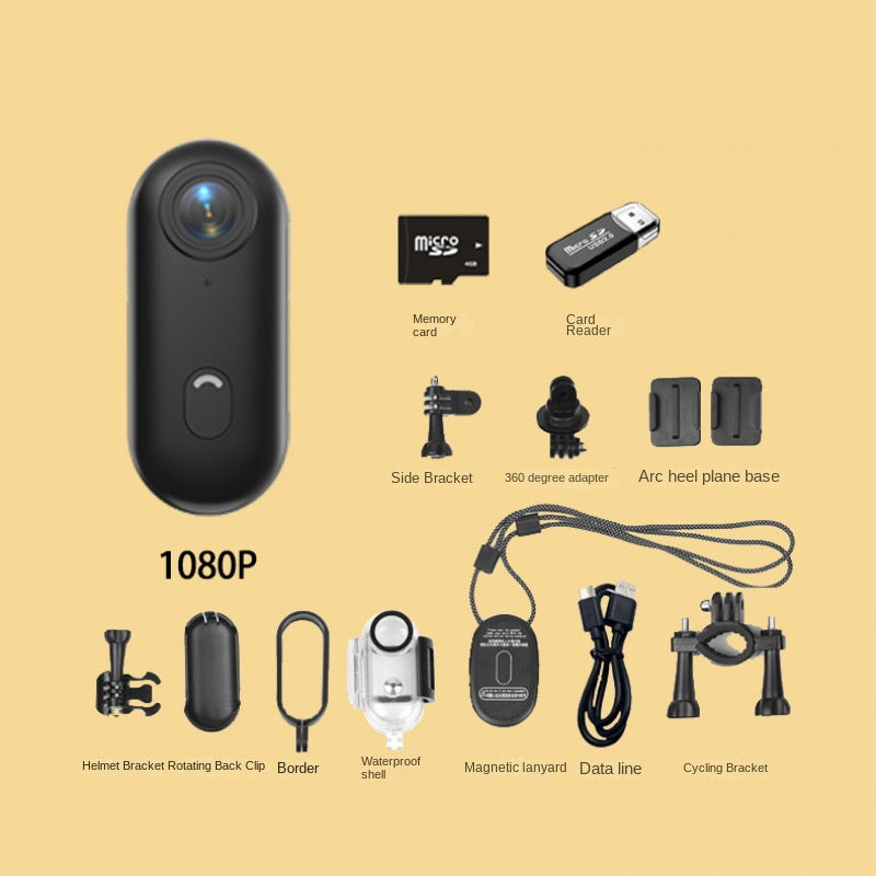 Thumb Bike Camera Magnetic Back Clip Sports Camera Thumb Recorder Pet - V.I.P Digital Presence