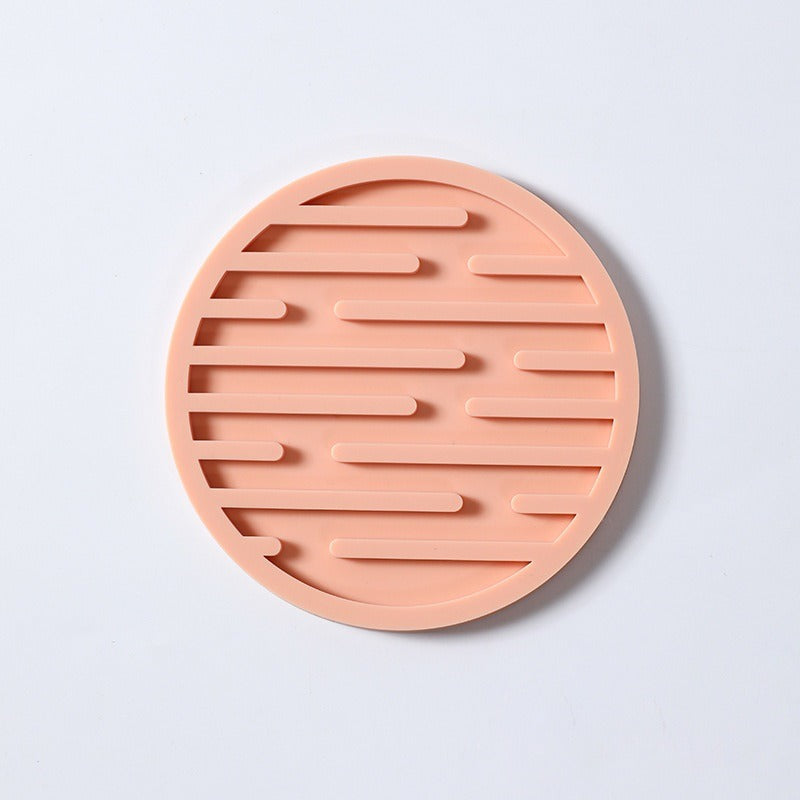 Hot selling silicone cup pad, circular and thickened 10CM drainage pad, heat insulation and anti slip tea cup pad - V.I.P Digital Presence