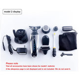 Kemei 7 in 1 Men's 3D Electric Shaver 3 in 1 Beard Trimmer Rechargeable Razor for Men Shaving - V.I.P Digital Presence