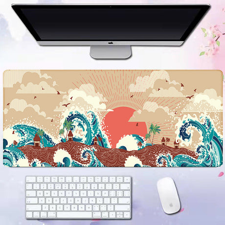 Wave mouse pad advertising game keyboard pad desk pad - V.I.P Digital Presence
