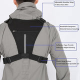 Men's Tactical Chest Bag - EDC Waterproof Anti-Theft Vest for Outdoor Cycling & Running - V.I.P Digital Presence