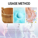Foot Bath Ball, Repair Heel Dry Crack Skin Relief Physical Discomfort Cold Moisturizing Foot Care Ball - V.I.P Digital Presence