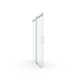 68 to 72 inches wide x 76 inches high frameless soft closing shower door 3/8 inches (10mm) thick brushed nickel solid glass 22D0 - V.I.P Digital Presence