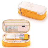 Macaron color block can transform into a large capacity upgraded pencil case stationery - V.I.P Digital Presence