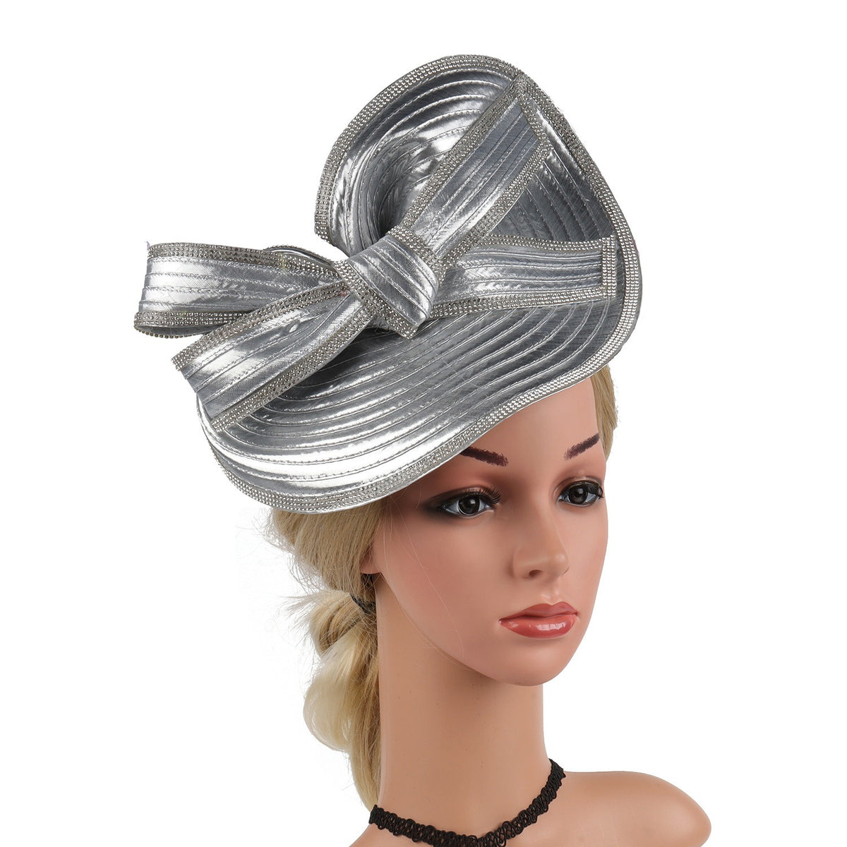 Hemp top hat black white diamond headband - V.I.P Digital Presence