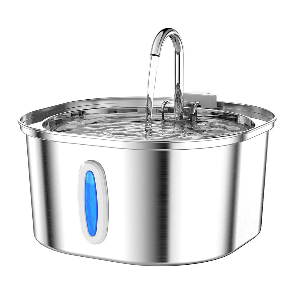 Stainless Steel Smart Pet Water Dispenser with Automatic Circulation and Filtration, Large Capacity Feeder for Cats and Dogs - V.I.P Digital Presence