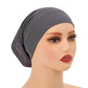 High-Quality Solid Color Silk-Cotton Lining Cap Women's Fashion Simple Versatile Wide-Brimmed Hat - V.I.P Digital Presence