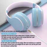 DR56 Headset Wireless Bluetooth Headset Children's Online Game Class Call E-sports Headset New Gradient. - V.I.P Digital Presence