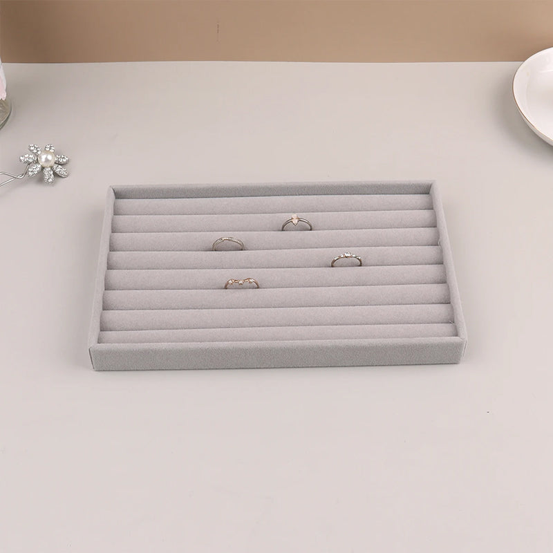 Velvet Stackable Jewelry Organizer, Portable for Rings, Earrings and Necklaces. - V.I.P Digital Presence