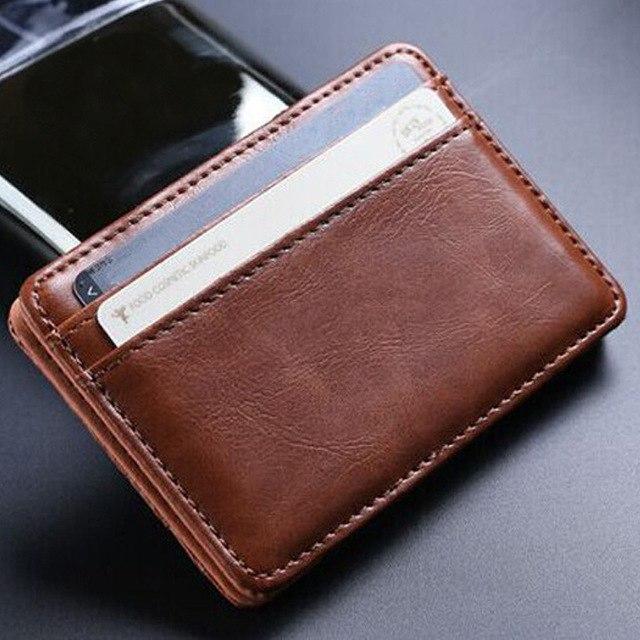 Mini Leather unisex women men Wallet Wallet ID - V.I.P Digital Presence