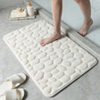 Cobblestone Embossed Bathroom Bath Mat Non-slip Carpets In Wash Basin Bathtub Side Floor Rug Shower Room Doormat Memory Foam Pad - V.I.P Digital Presence