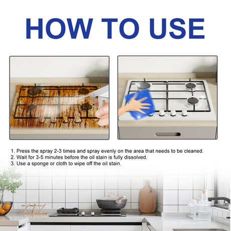 Multi-Purpose Cleaner, Kitchen Bathroom Remover Oil Dirt Stain And Odor Brightening Cleaner - V.I.P Digital Presence