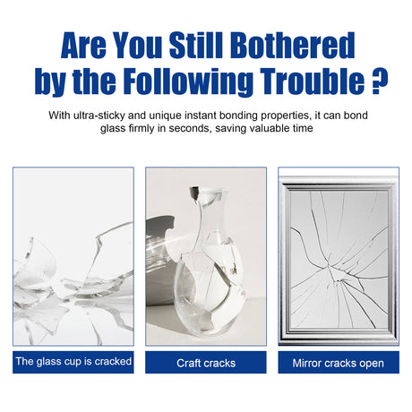 Glass Glue, Glass Ceramic Quick Bonding Repair Multi-Functional Acrylic Adhesive - V.I.P Digital Presence