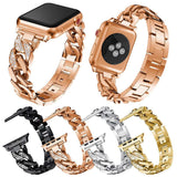 Suitable For Samsung Huawei 22mm Watch With Apple 7654321 Generation SE Single Row Diamond-Encrusted Denim Chain Alloy Wristband - V.I.P Digital Presence